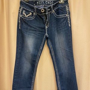 Miss chic capris jeans size 5